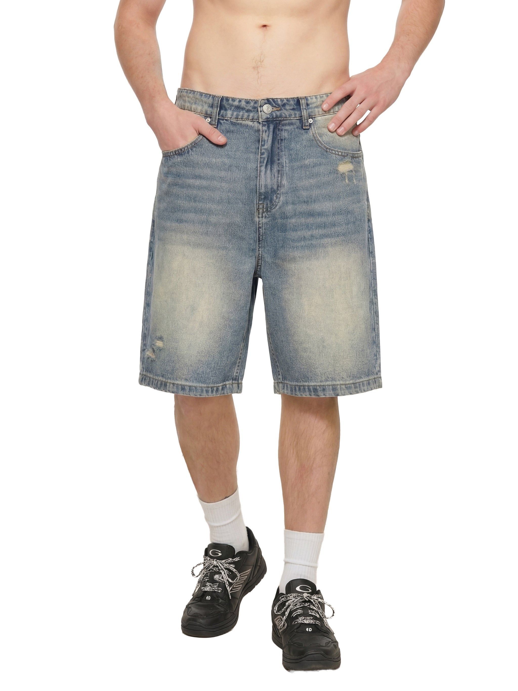 Distressed Baggy Sitters