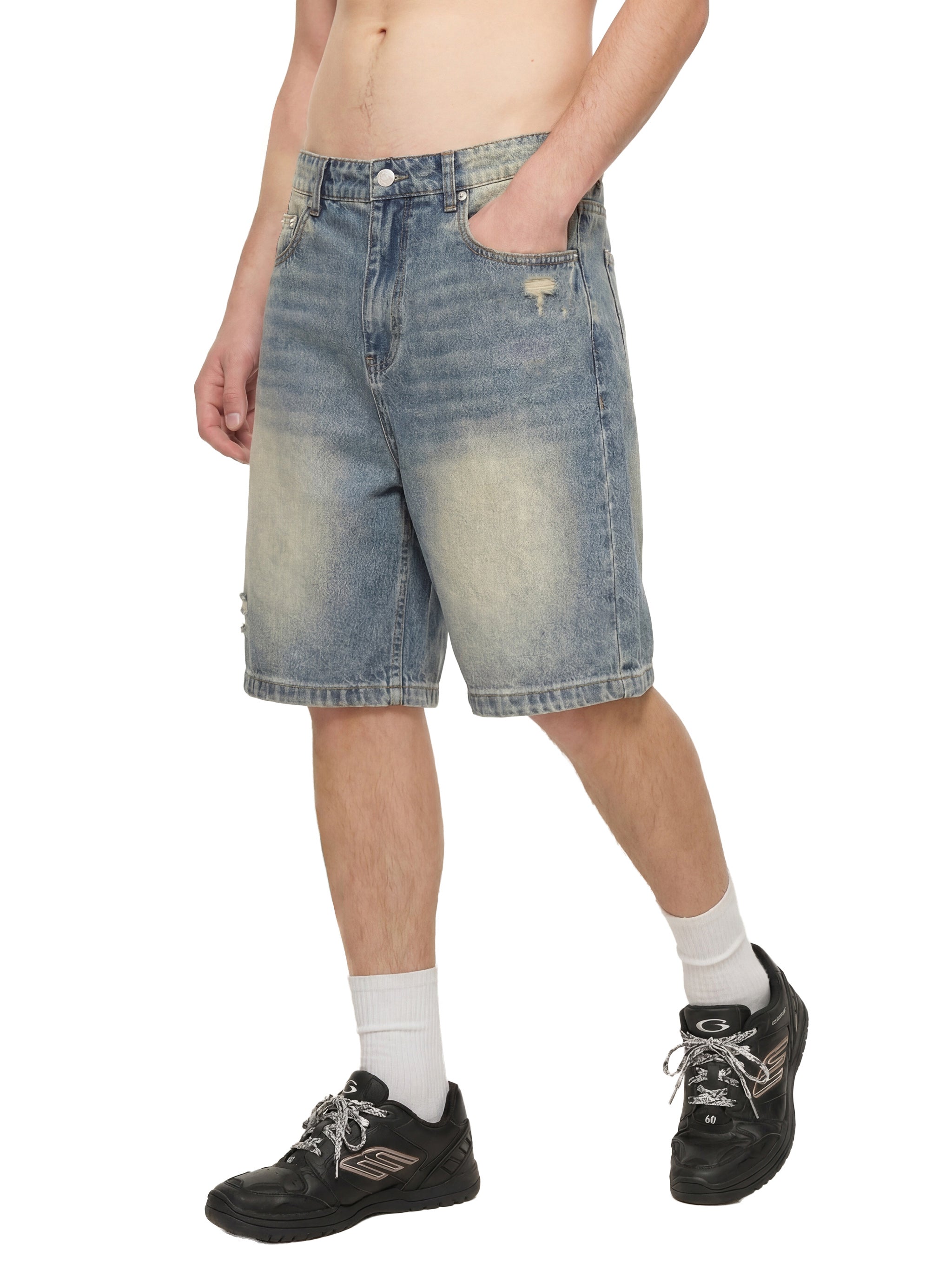 Distressed Baggy Sitters