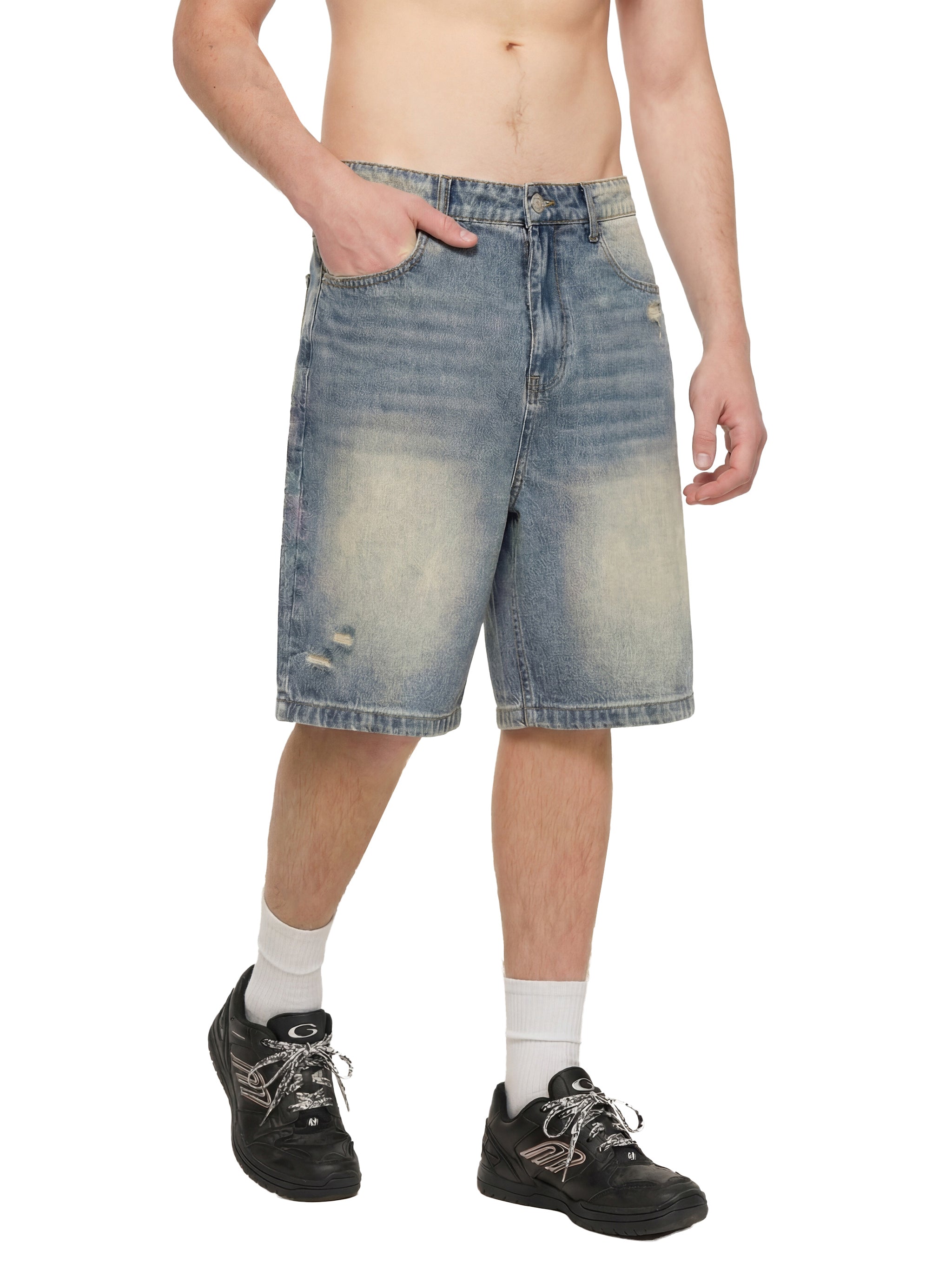 Distressed Baggy Sitters